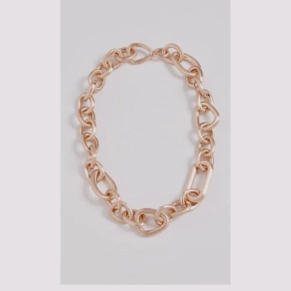 NWT Cult Gaia 14k gold chunky chain link necklace - Picture 8 of 8